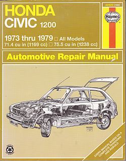 Honda Civic 1200 1973 - 1979 (USA) Owners Workshop Manual 42020